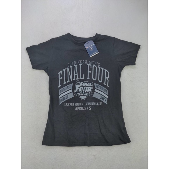 Womens Champion 2010 NCAA Men's Final Four T Shirt Size S Black NWT - Picture 1 of 11